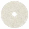 3M Ultra High-Speed Natural Blend Floor Burnishing Pads 3300, 21 in. Diameter, White, 5PK MCO 18211